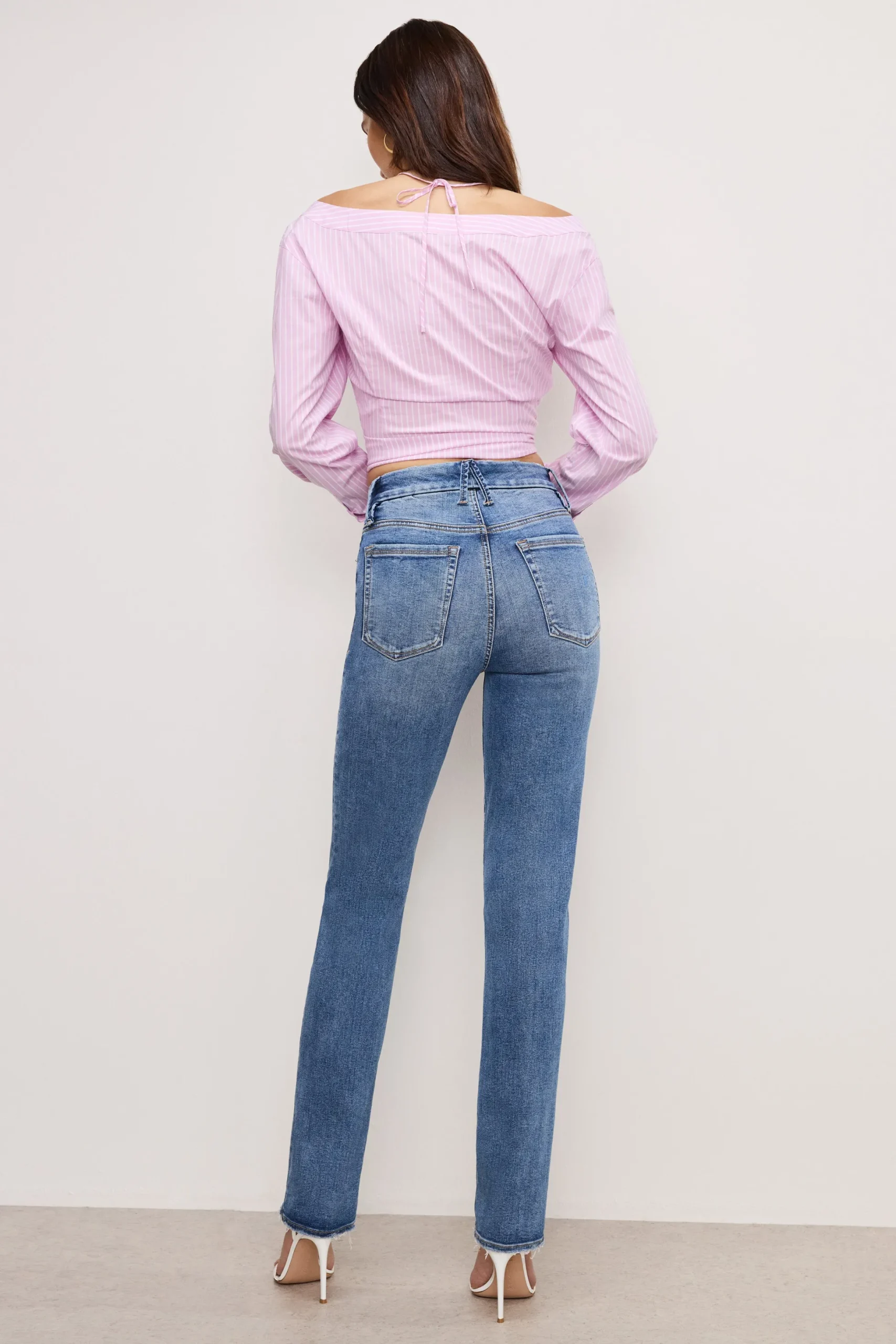 always fits good legs straight jeans long