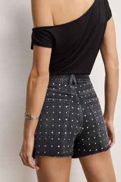 bombshell rhinestone shorts