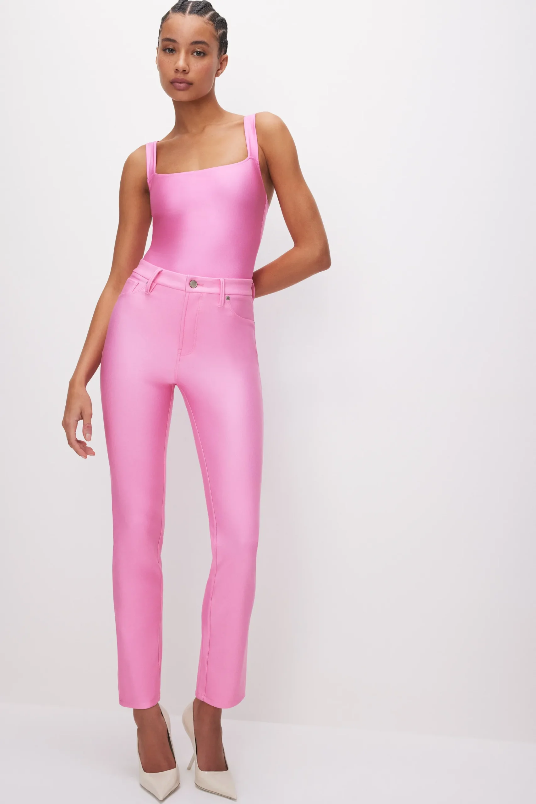 compression shine bodysuit