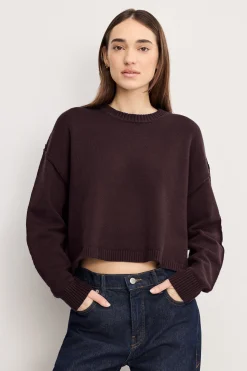 cozy knit crew neck