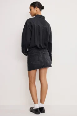 denim shirt dress