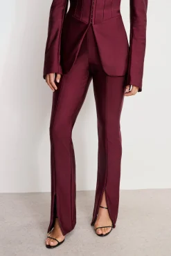 dolly compression shine pull on pants