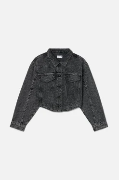 dolly crystal denim jacket
