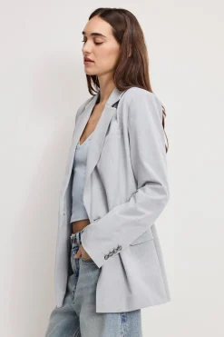 essential suiting belted blazer