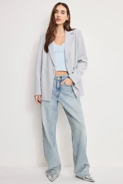 essential suiting belted blazer
