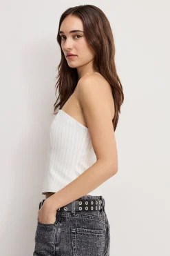 essential suiting strapless top