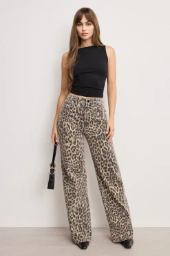 good ease leopard jeans