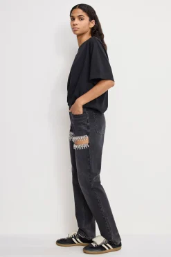 good icon straight diamond jeans