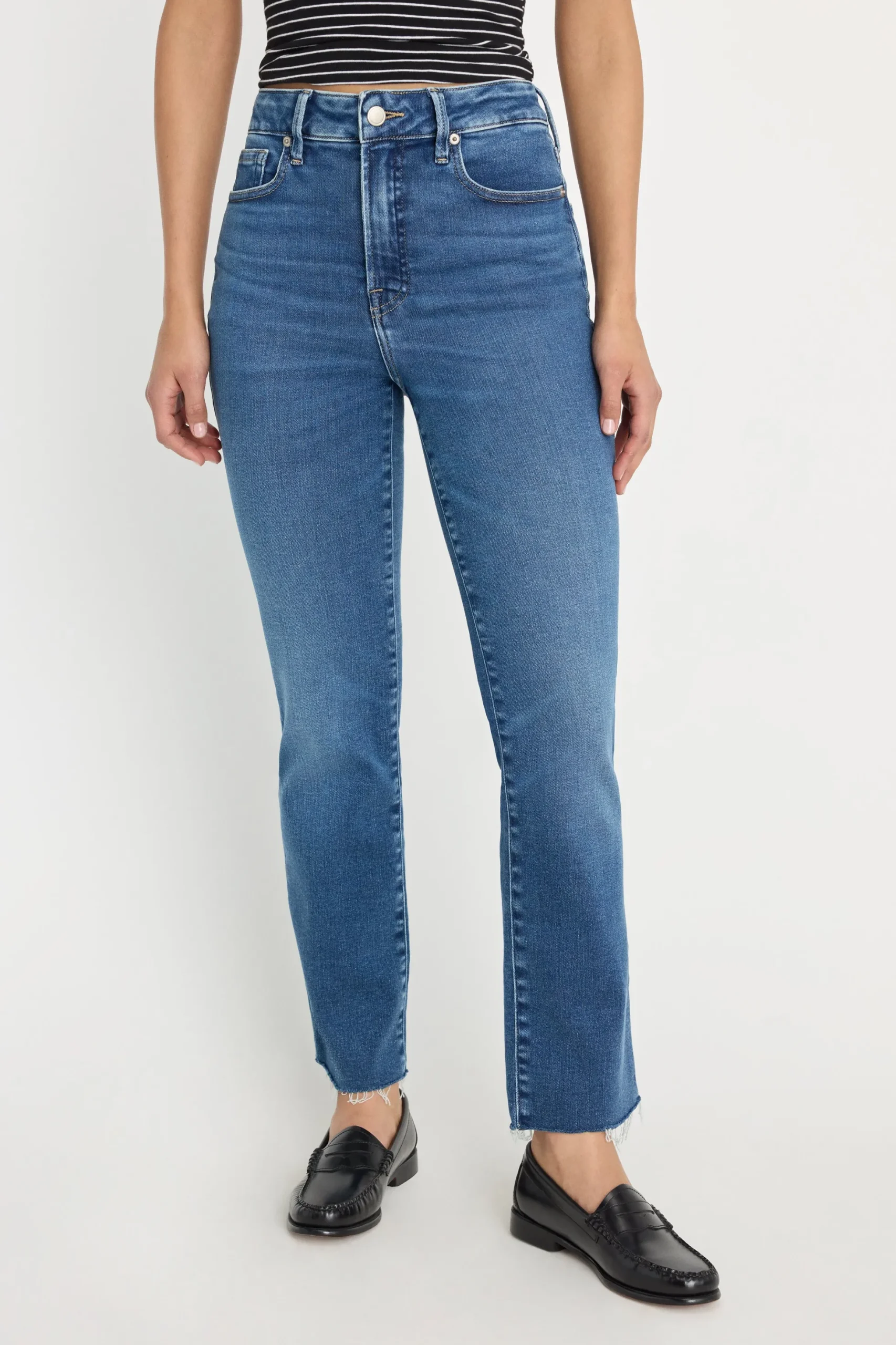 good legs straight jeans
