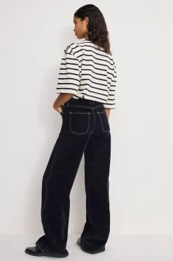 good skate flocked denim jeans
