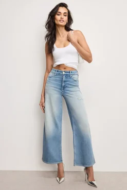 good skate wide cropped jeans