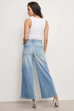 good skate wide cropped jeans