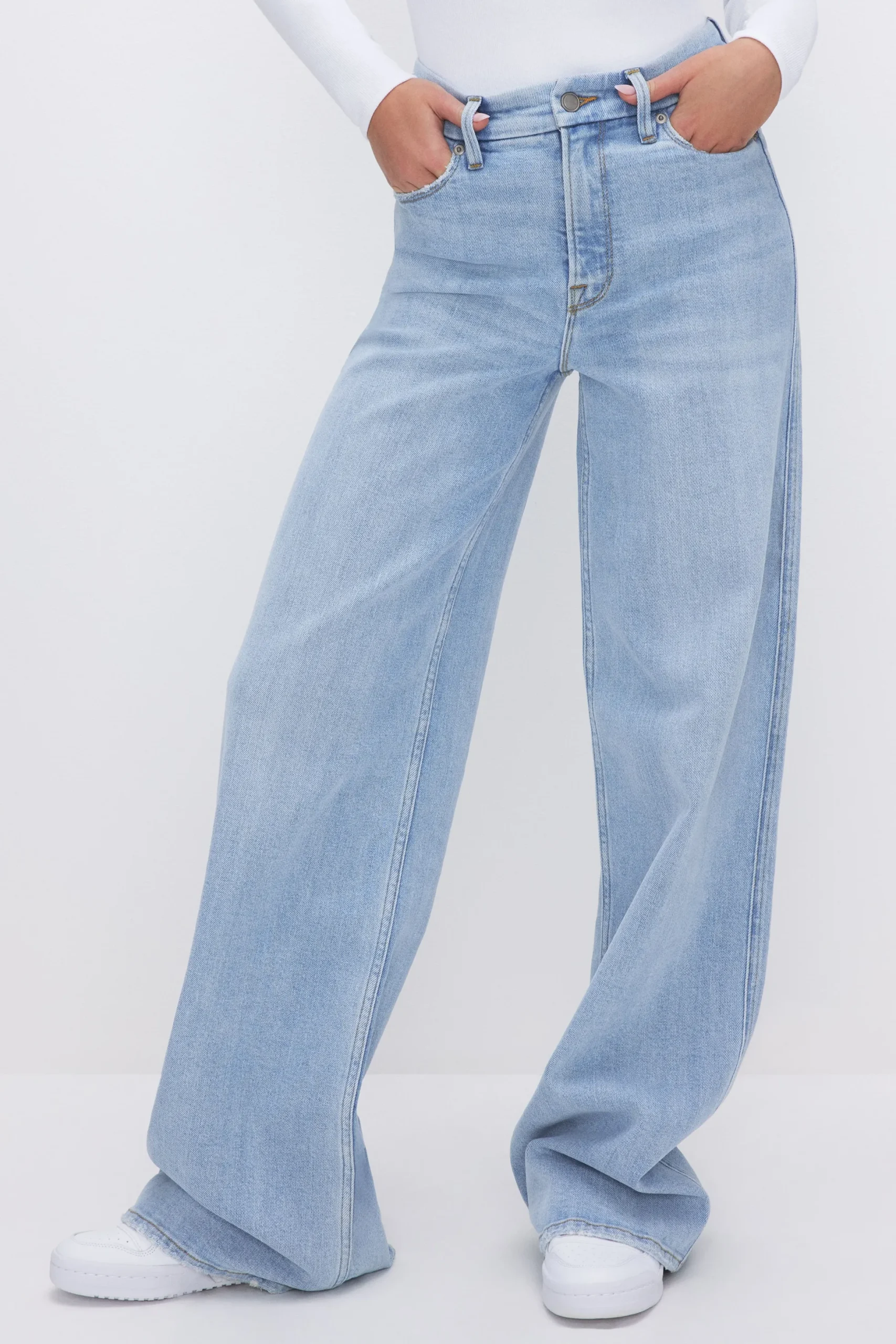 good skate wide leg jeans