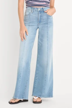 good waist palazzo ankle jeans