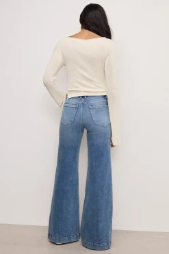 good waist palazzo compression jeans