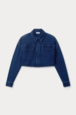 jeanius cropped jacket