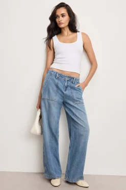 lite linen denim pants