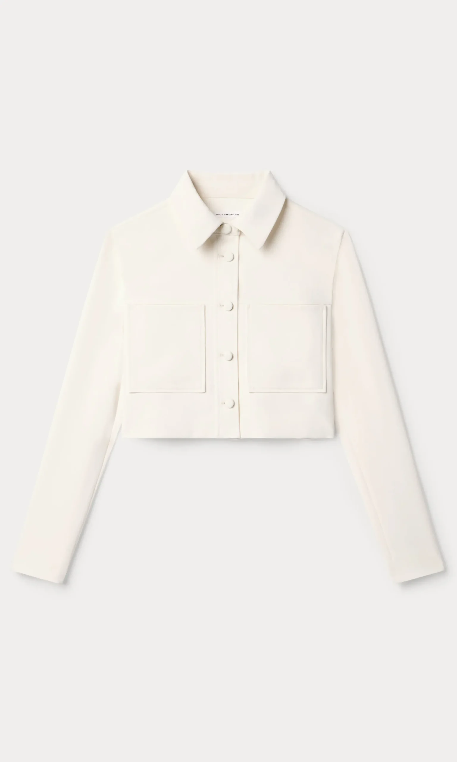luxe suiting cropped jacket