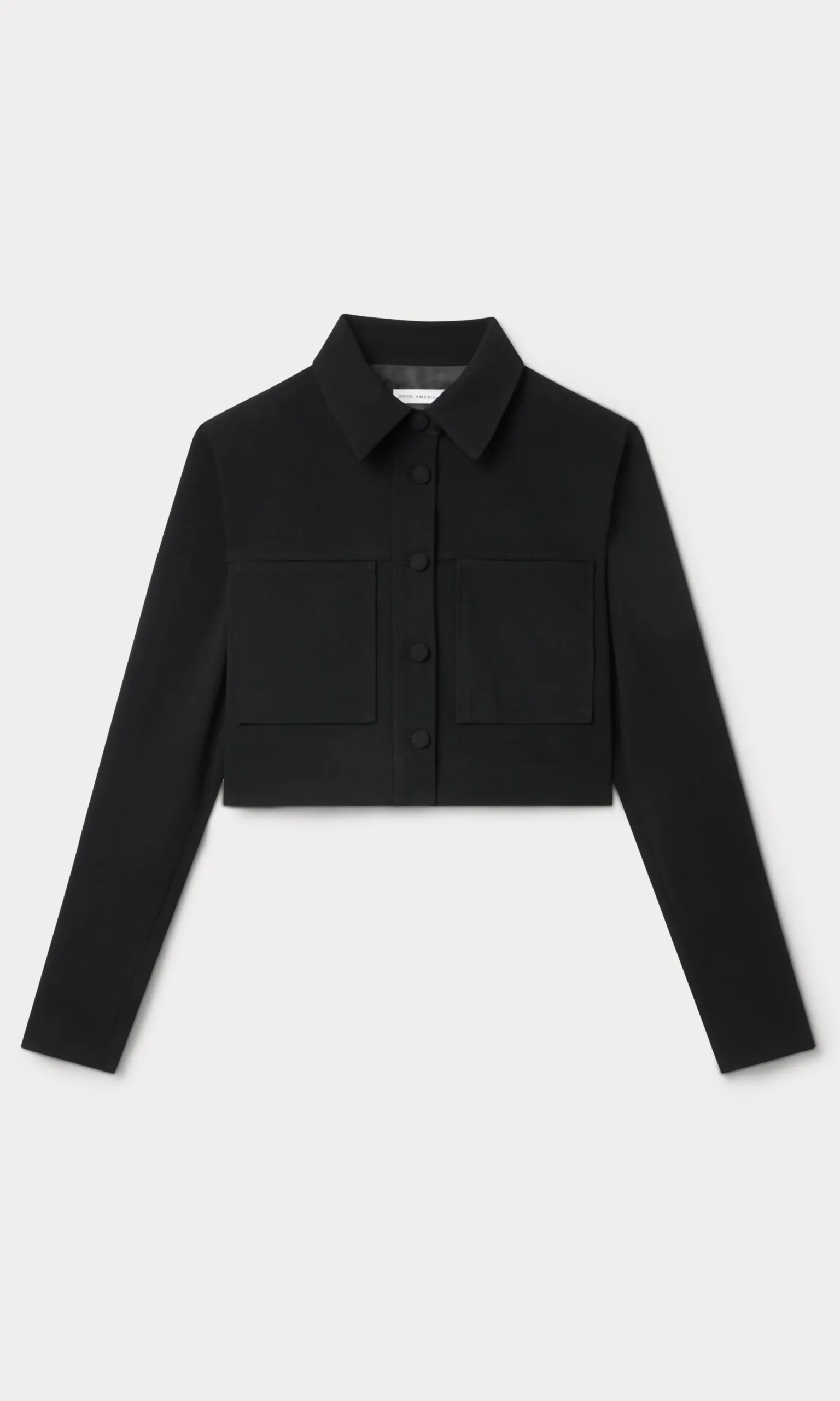 luxe suiting cropped jacket
