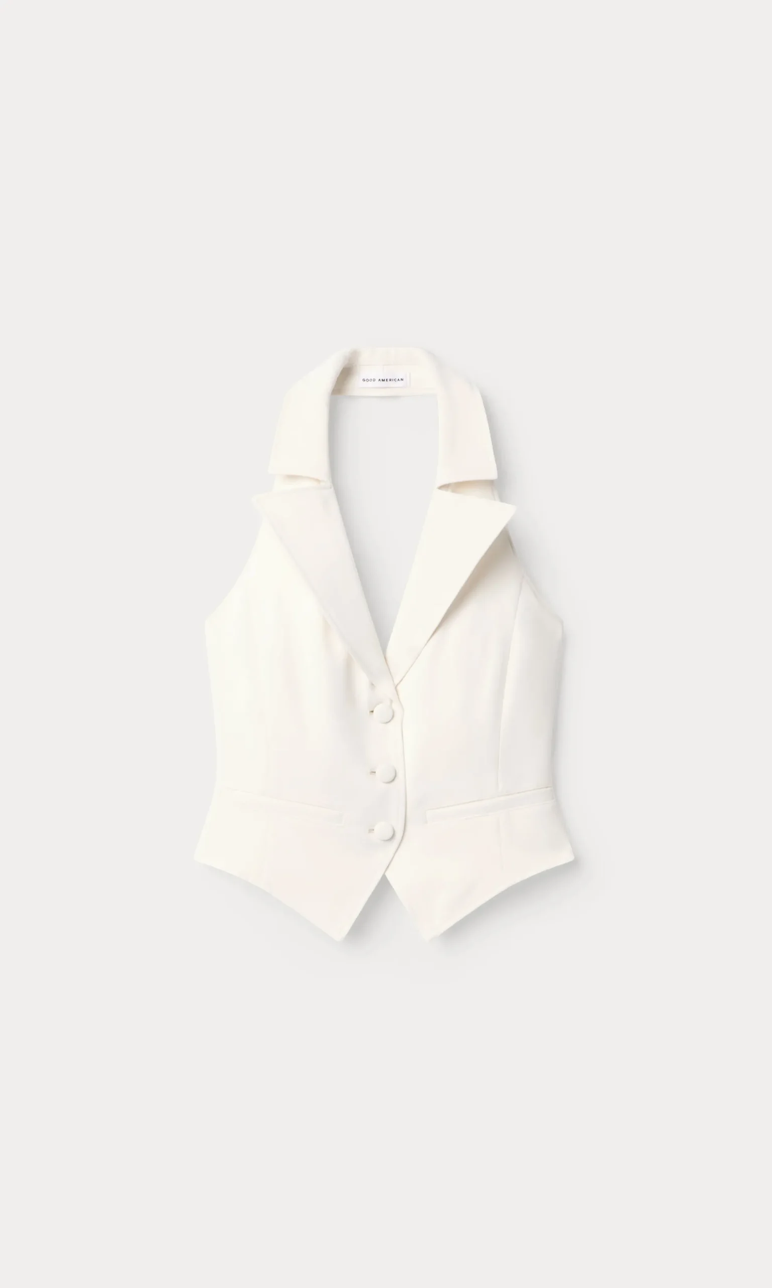 luxe suiting halter vest