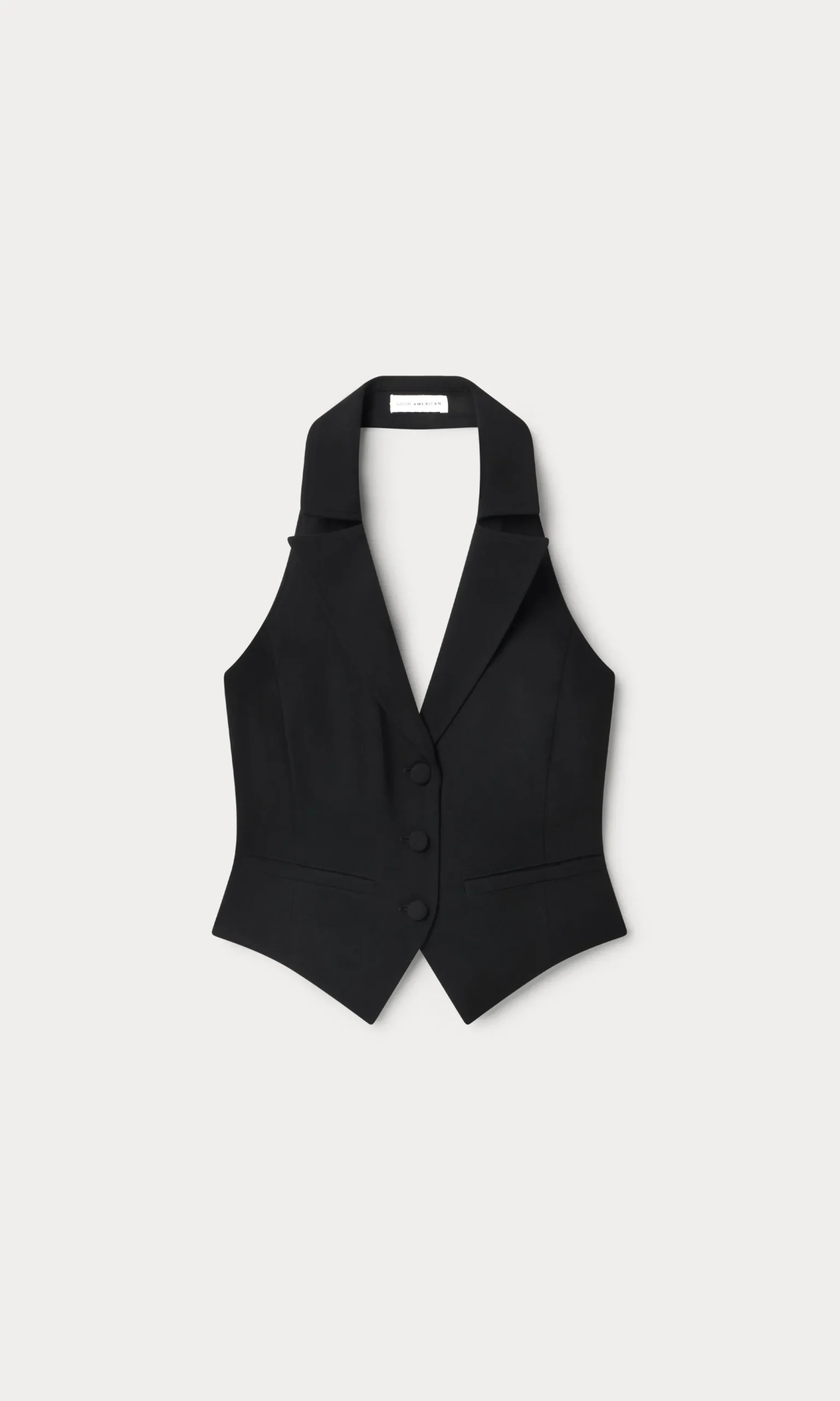 luxe suiting halter vest