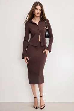 matte jersey long sleeve top
