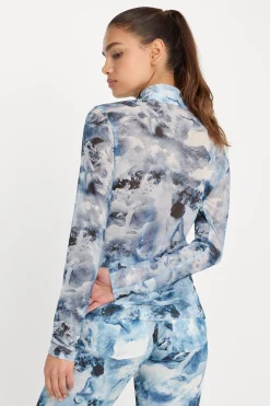 mesh button up top