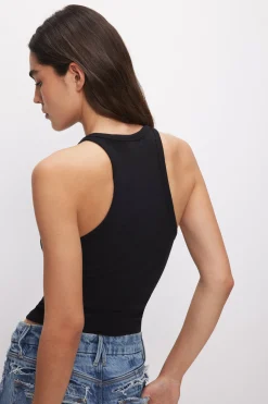 micro rib crewneck tank