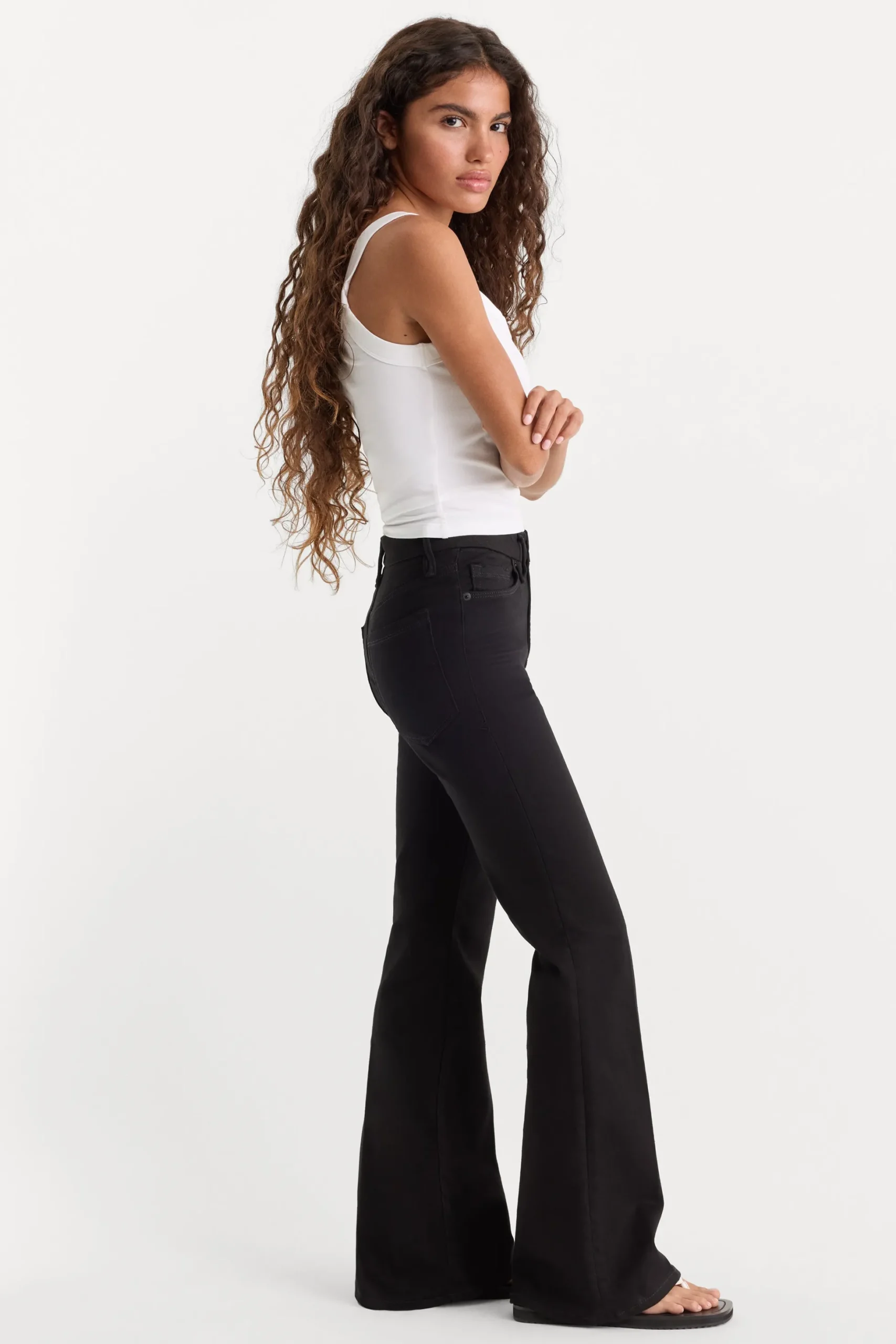 never fade good petite flare jeans