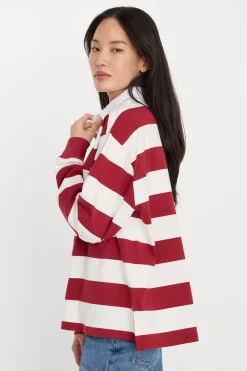 oversized rugby tee