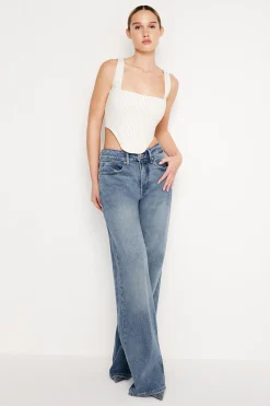 poplin corset top
