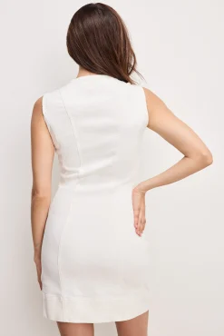 power stretch mini dress