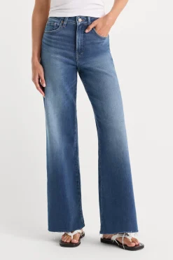 soft tech good waist palazzo ankle jeans