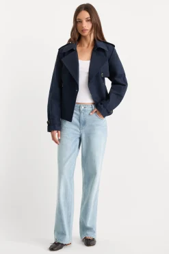 the cropped trench jacket