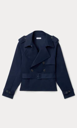 the cropped trench jacket