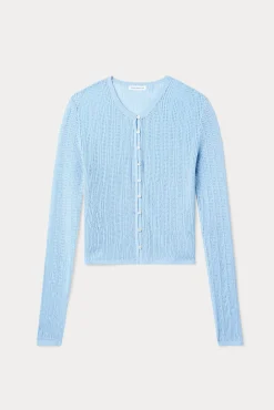 the open knit cardigan