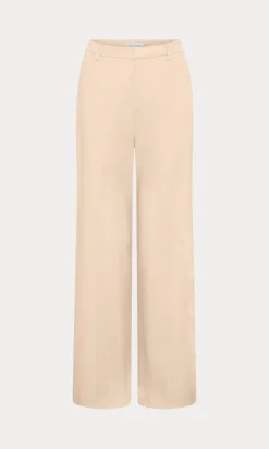 the seamed wide leg trouser