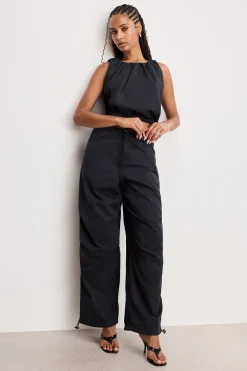 twill parachute pants