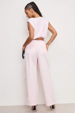 twill parachute pants