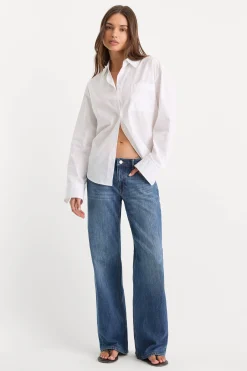 vintage low loose jeans