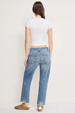 vintage straight ankle jeans