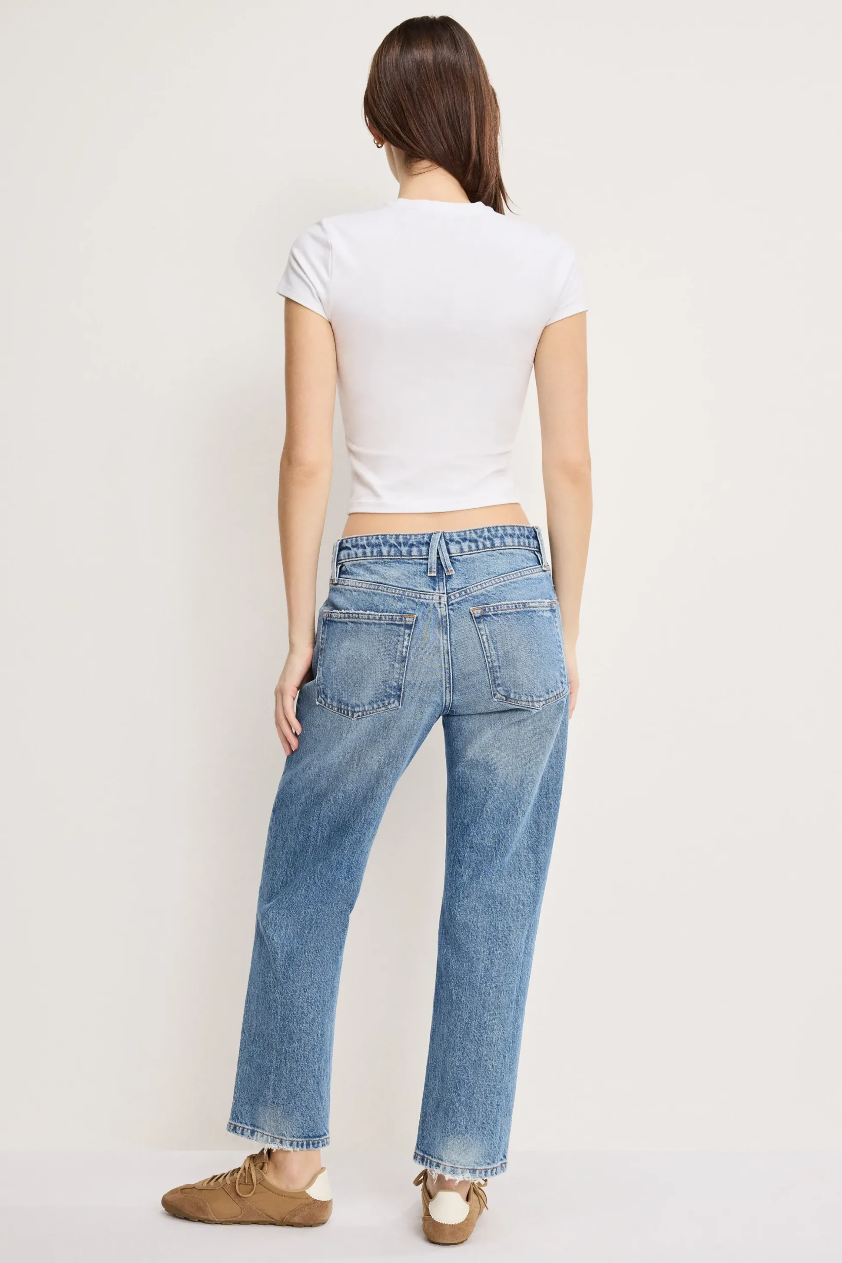 vintage straight ankle jeans