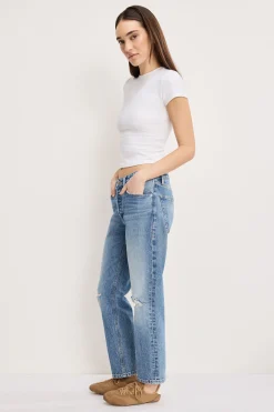 vintage straight ankle jeans
