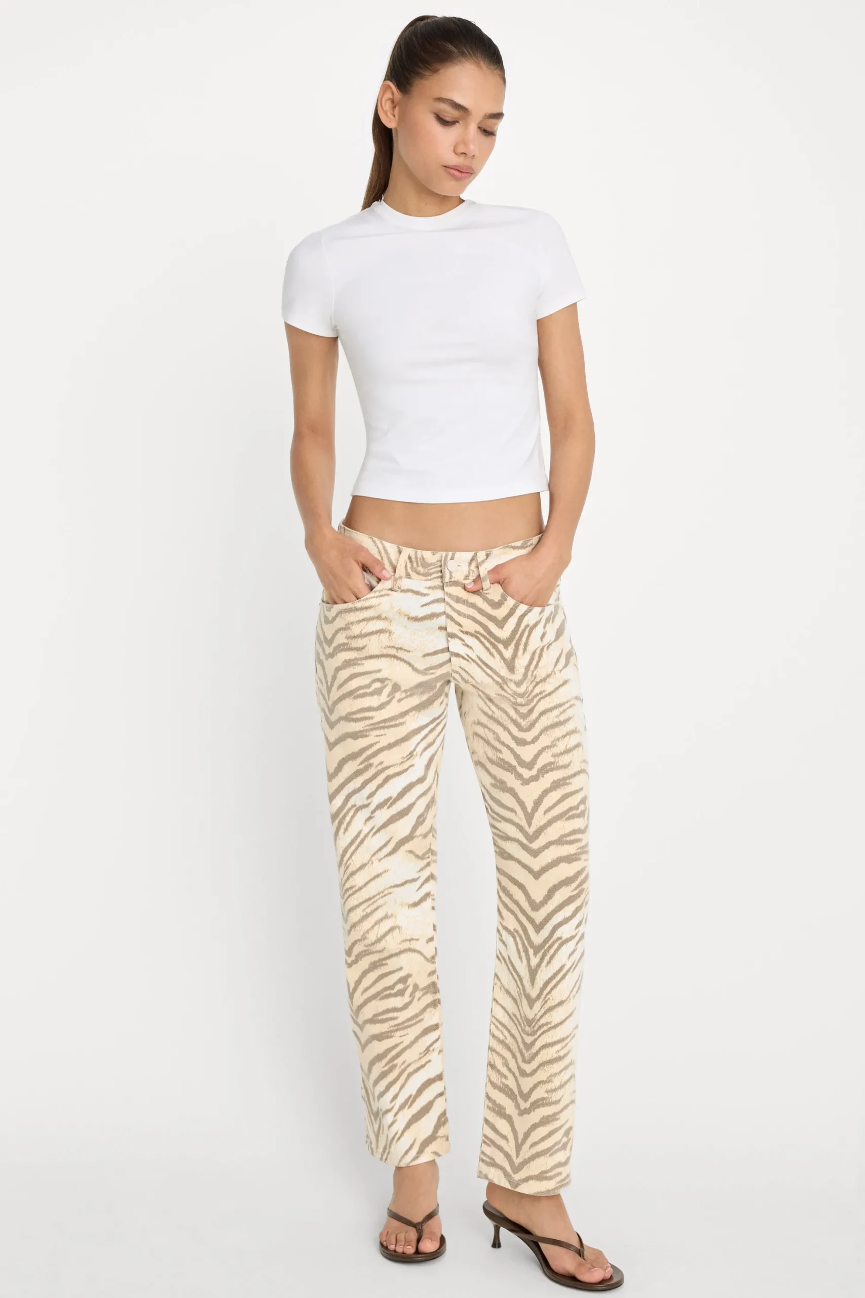 vintage straight ankle jeans